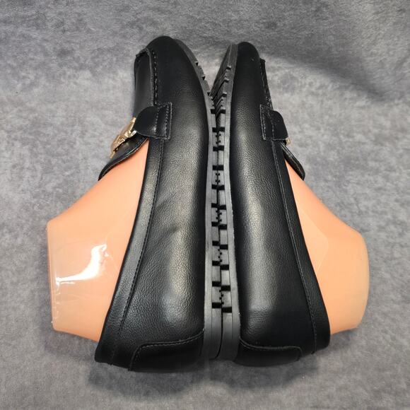 VERDASCO Black Loafers Flats Moccasin Penny Slip On Dress Work Shoes Comfort 8 - Picture 4 of 8